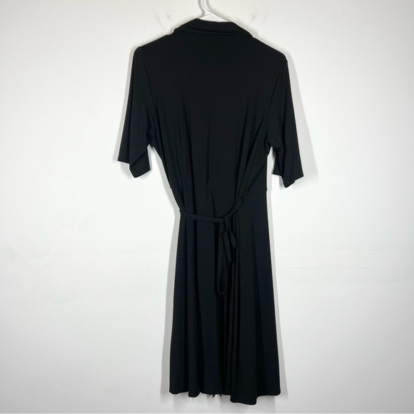 Eileen Fisher Wrap Dress Size Large - Picture 2 of 7